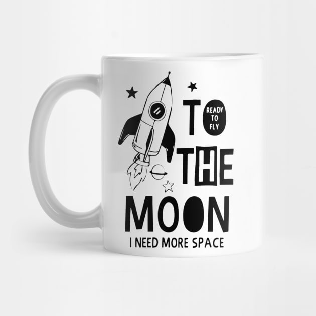 To ready to fly the moon, i need more space by timegraf